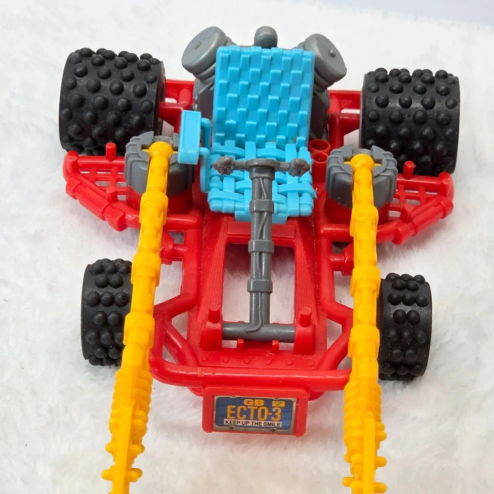 Vintage 1989 Kenner‎ Real Ghostbusters Ecto-3 Vehicle Red Yellow Toy Car
